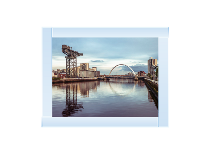 View along the river Clyde