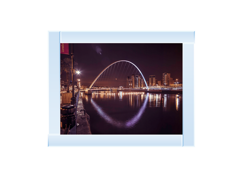 The Millennium Bridge from afar, Newcastle Upon Tyne