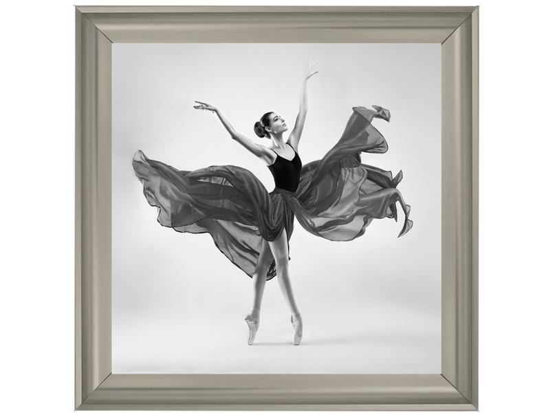 Beauty of classic ballet in black & white