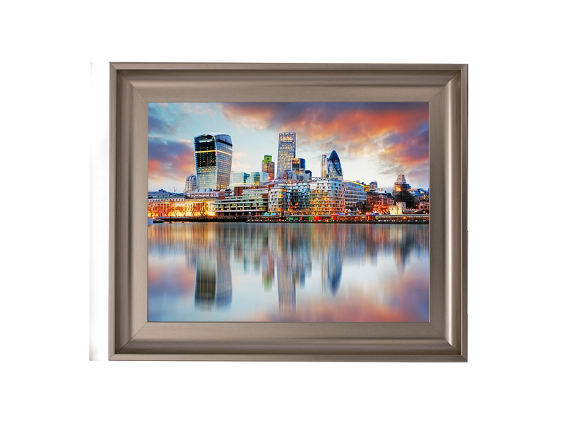 Reflection of London in water