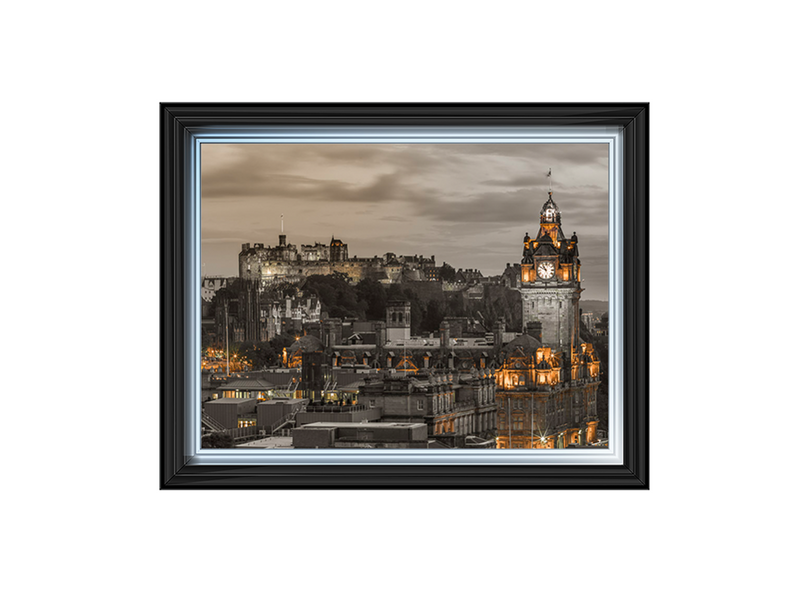 Edinburgh Castle and The Balmoral Hotel