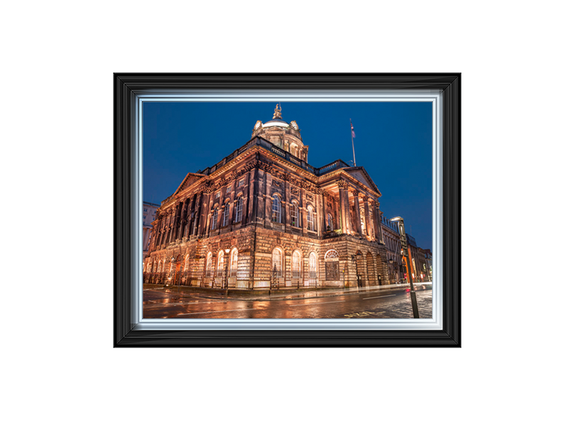 Town Hall Building at night