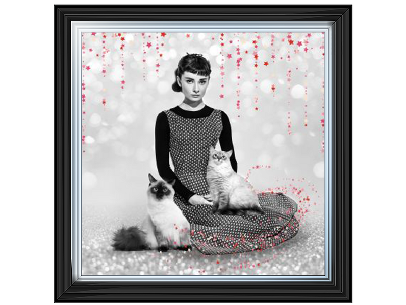 Audrey and cats