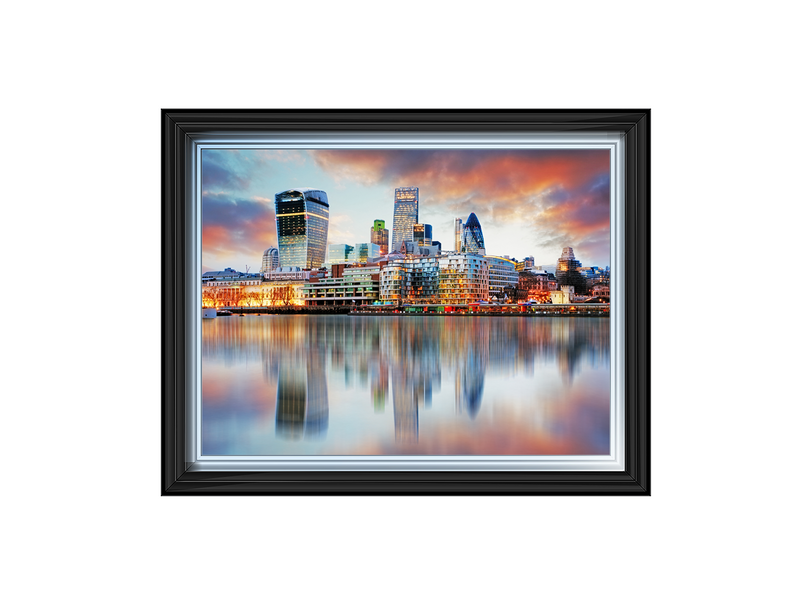 Reflection of London in water
