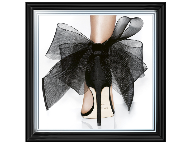 Black heel & bow