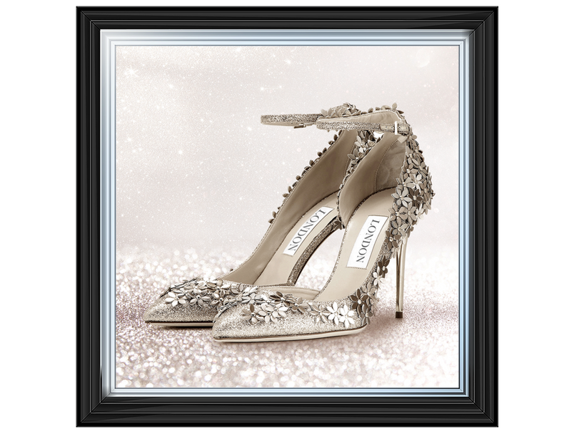 Silver Flower Shoes (Right)