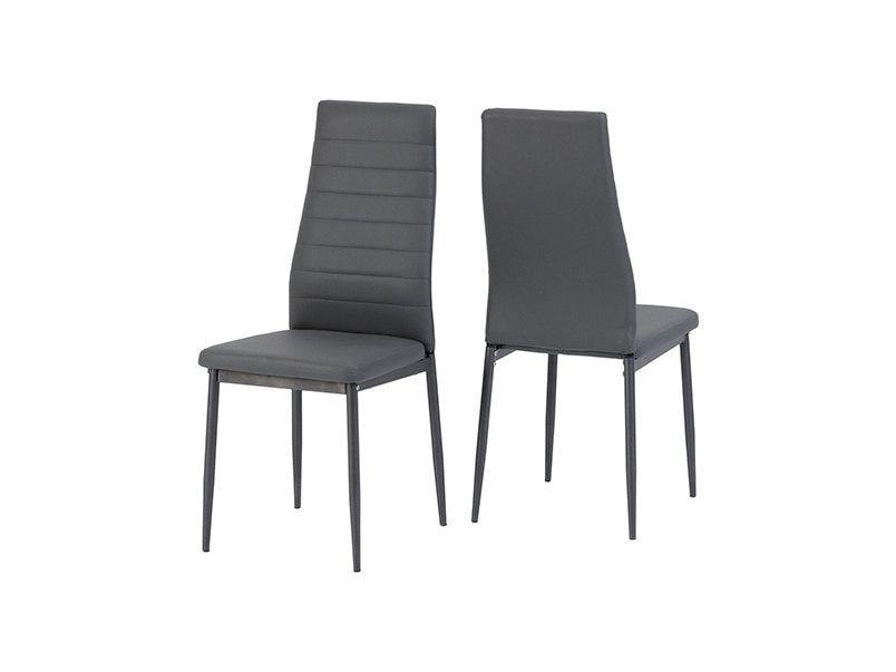 Abbey Faux Leather Dining Chair (Set of 2)