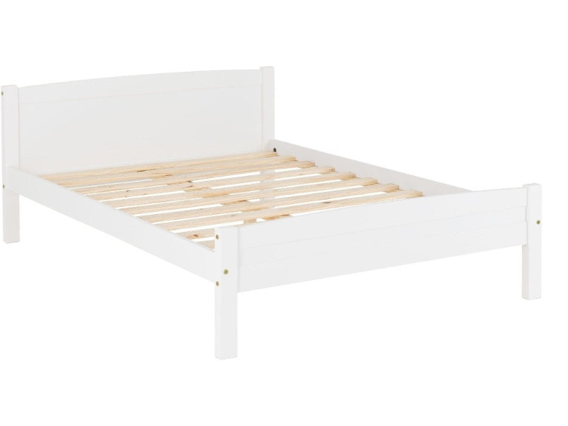Amber 4ft-6in Bed White