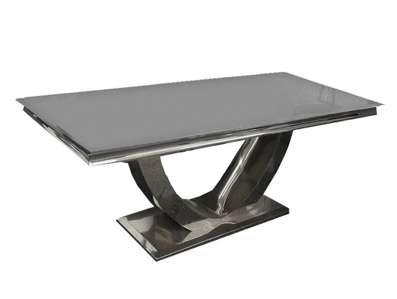 Torino Marble & Glass Dining Table