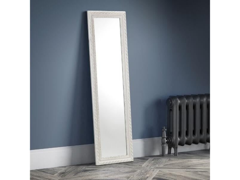 Allegro White Dress Mirror