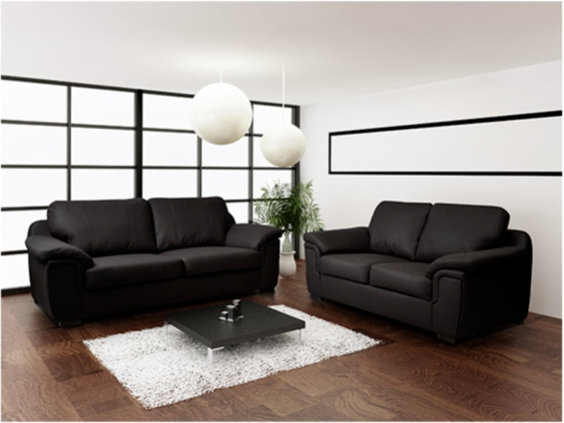 Amy 3+2 Faux Leather Sofa Set