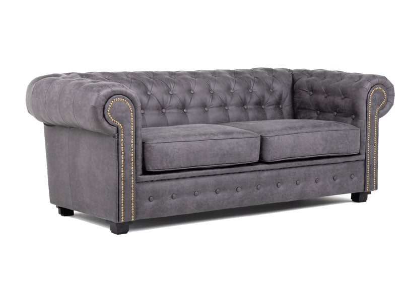 Omero 2 Seater Faux Leather Sofa