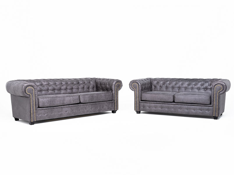 Omero 3+2 Faux Leather Sofa Set