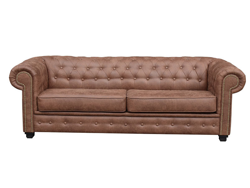 Omero 3 Seater Sofa Bed Faux Leather