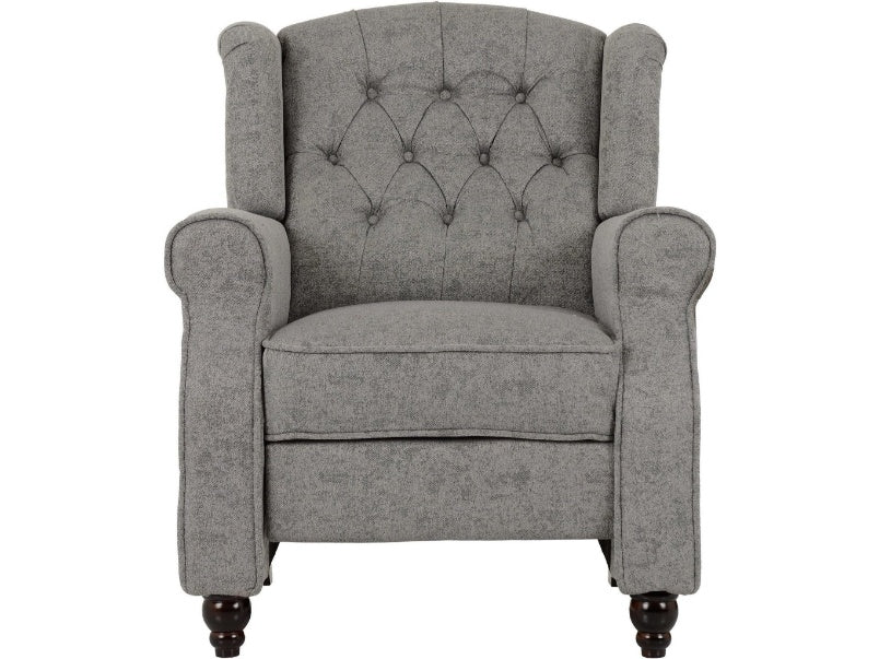 Balmoral Reclining Chair Grey Fabric