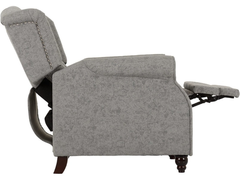 Balmoral Reclining Chair Grey Fabric