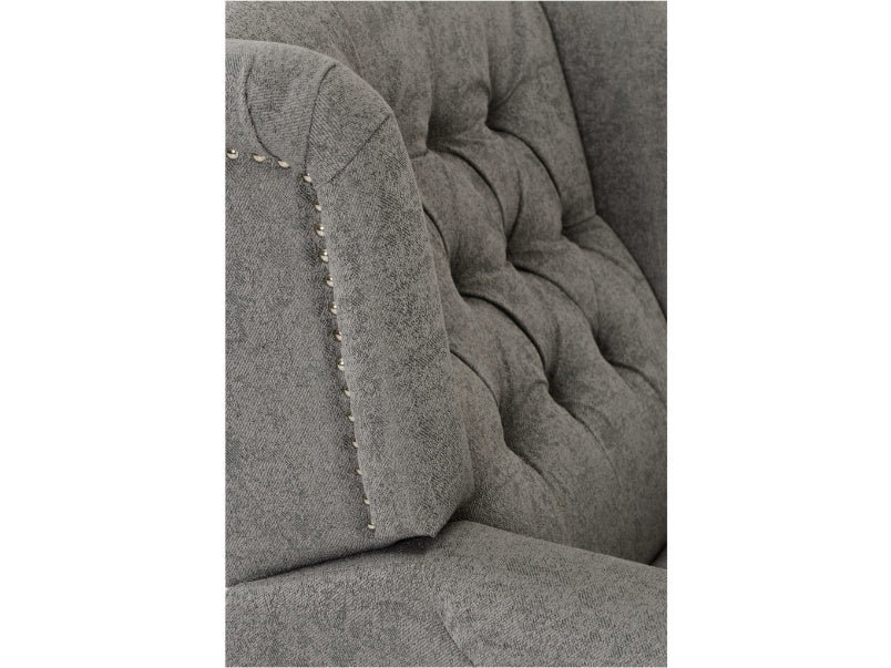 Balmoral Reclining Chair Grey Fabric