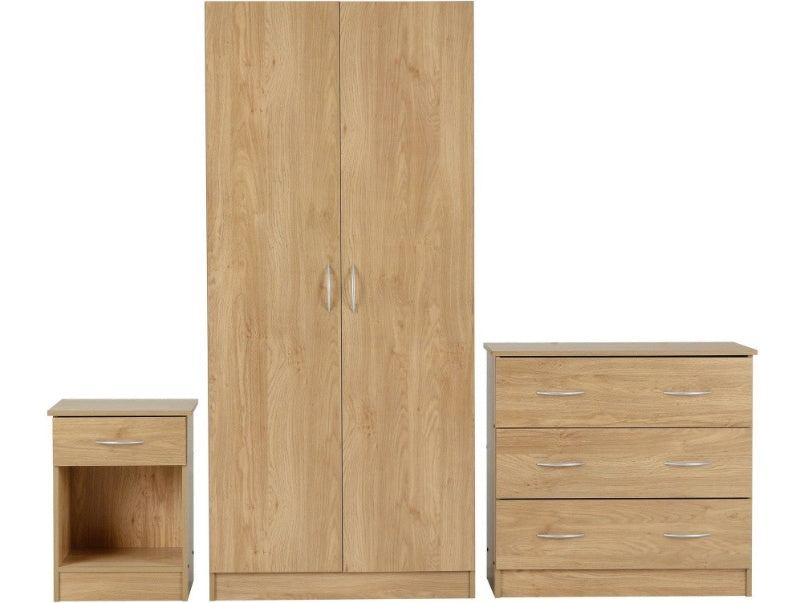 Bellingham Bedroom Set Oak Effect Veneer