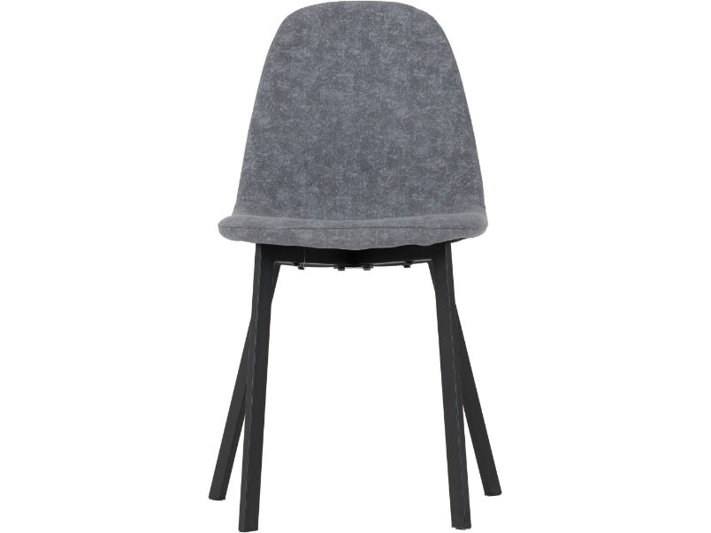 Berlin Dark Grey Fabric Dining Chair