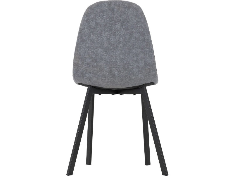 Berlin Dark Grey Fabric Dining Chair