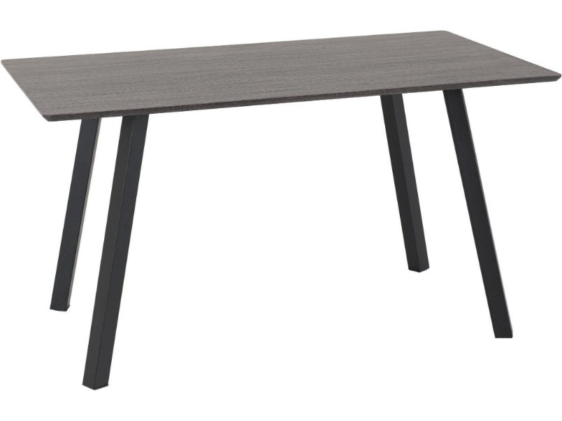 Berlin Dining Table Black Wood Grain/Black