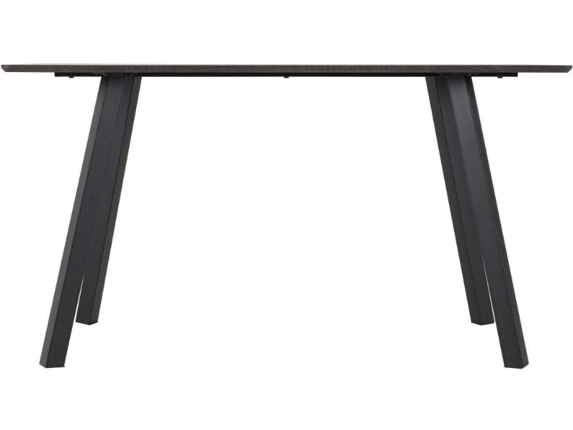 Berlin Dining Table Black Wood Grain/Black