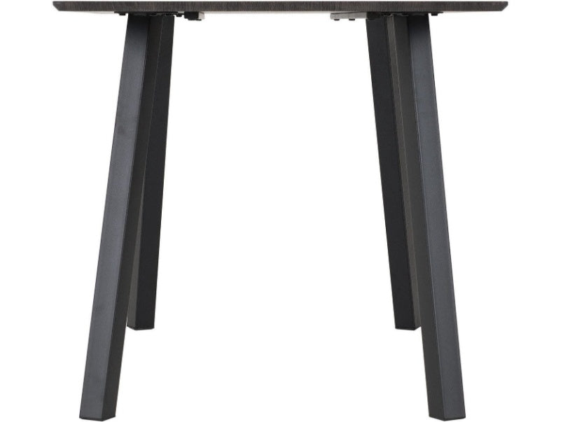 Berlin Dining Table Black Wood Grain/Black