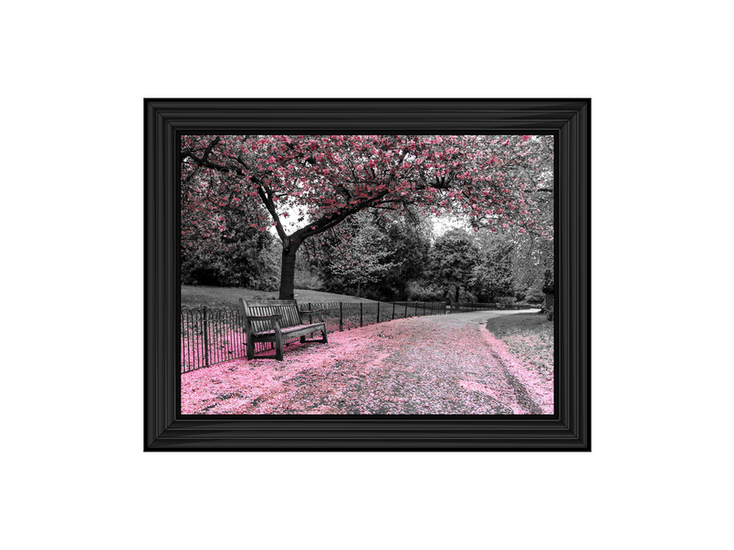Park bench Pink
