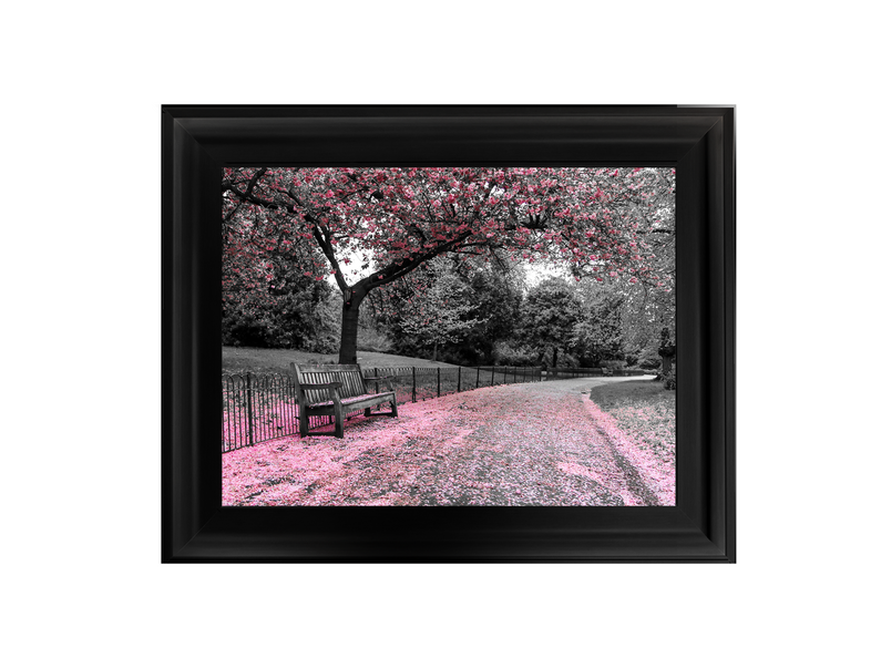 Park bench Pink