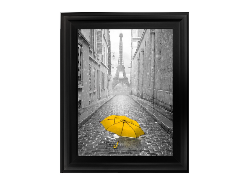 Lone yellow Umbrella Paris