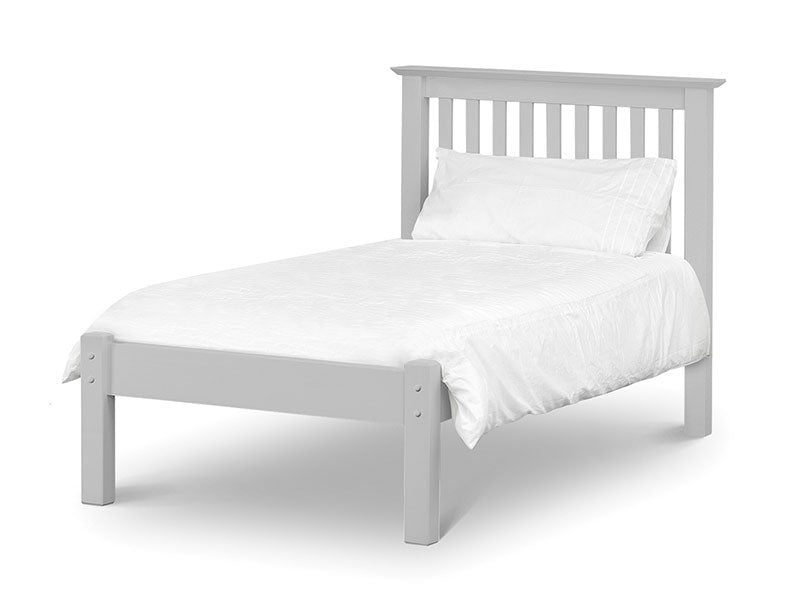 Bailey Low Foot End Bed Dove Grey Finish