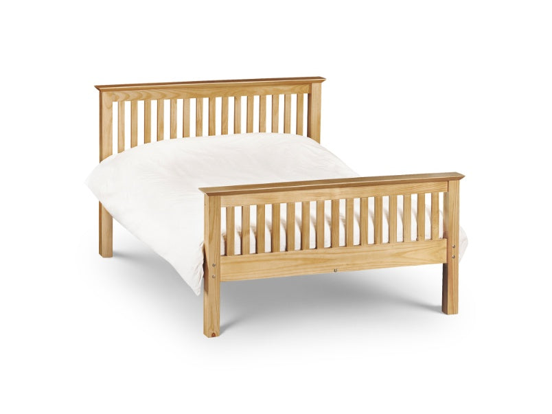 Bailey High Foot End Bed Pine Antique Finish 135cm