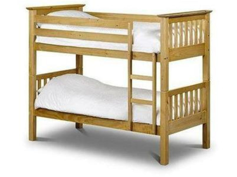 Barcelona Bunk Bed Solid Pine Antique Finish