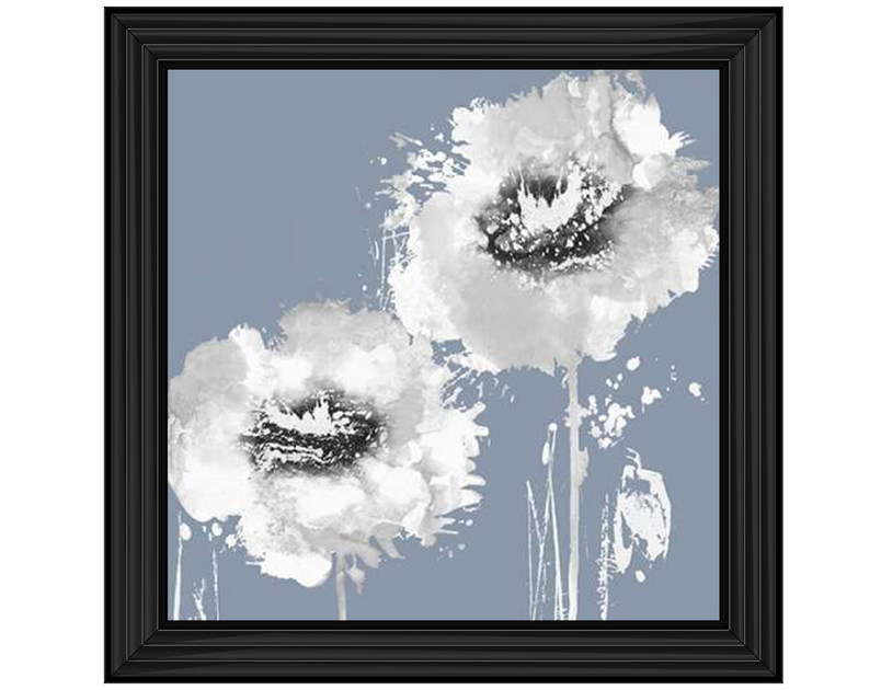 Flower Burst on Grey I