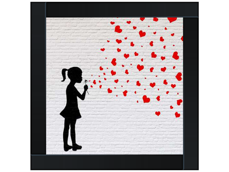 Sowing the seeds of Love, inspired by Banksy