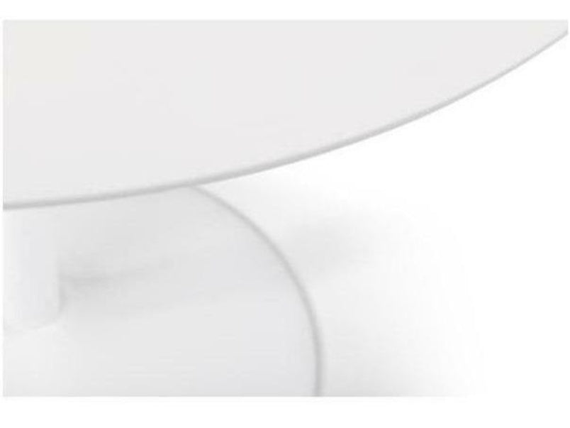 Blanco Round White Pedestal Table (100cm Diameter)
