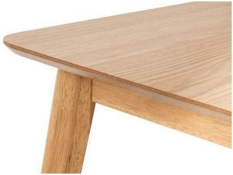 Boden Oak Veneer Rectangular Table