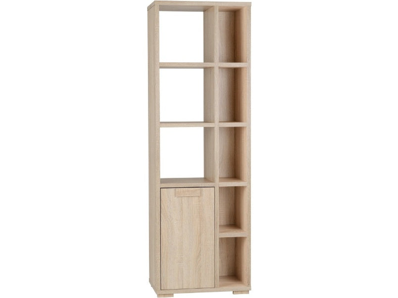 Cambourne 1 Door 5 Shelf Unit Sonoma Oak Effect Veneer