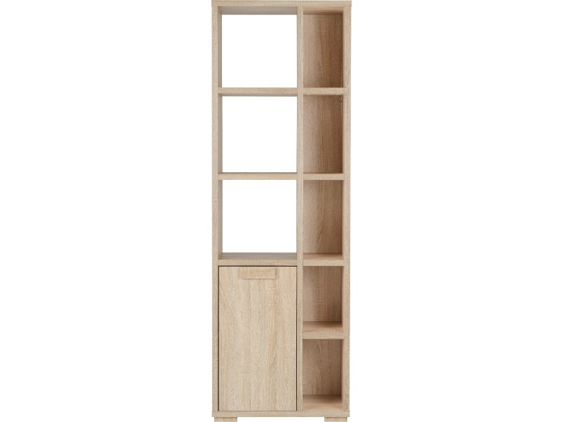 Cambourne 1 Door 5 Shelf Unit Sonoma Oak Effect Veneer