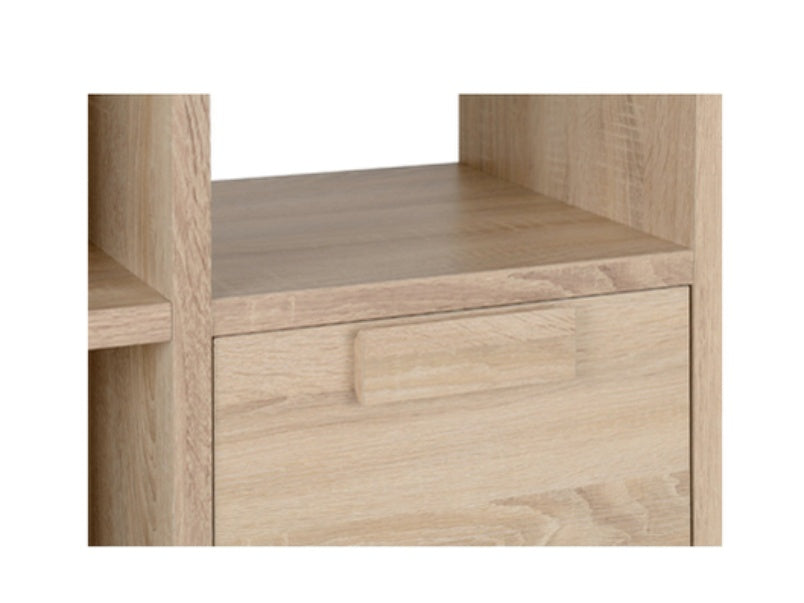 Cambourne 3 Drawer Display Unit Sonoma Oak Effect Veneer