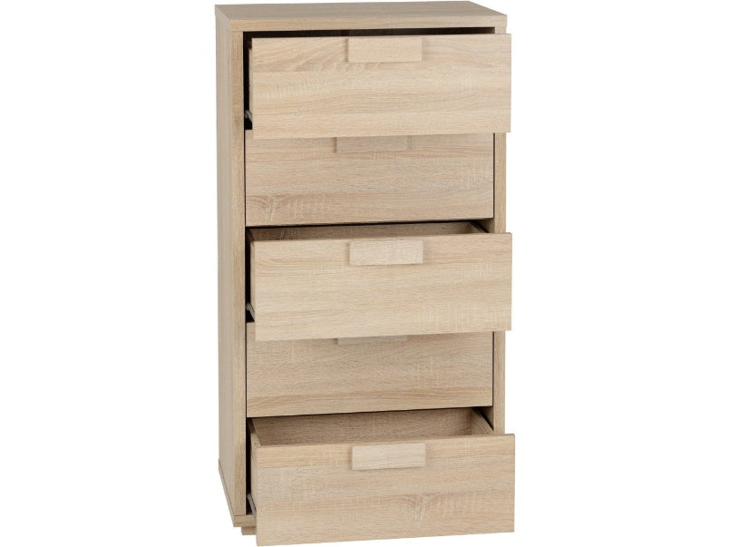 Cambourne 5 Drawer Chest Sonoma Oak Effect Veneer