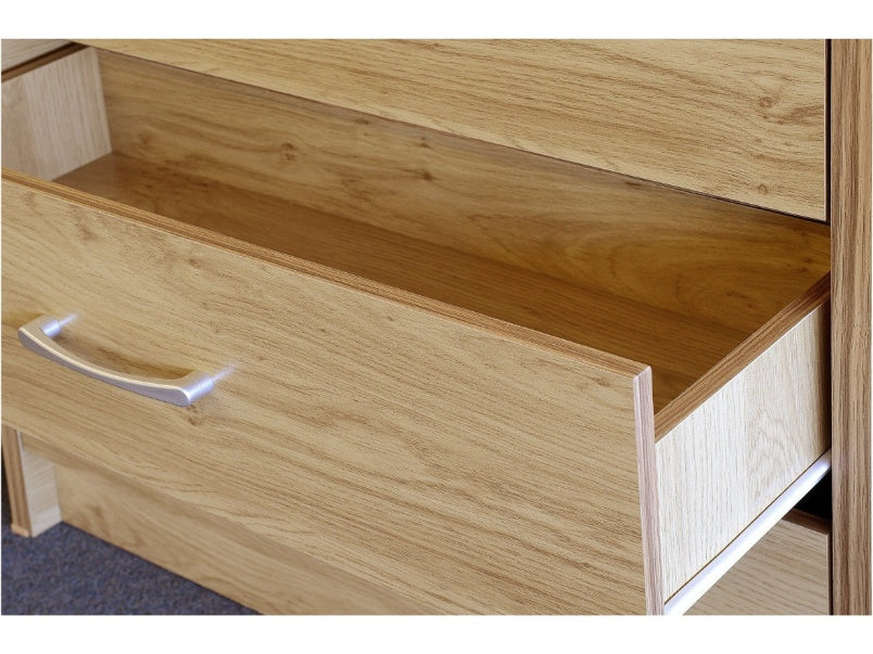 Charles 3 Drawer Chest Oak Effect Veneer