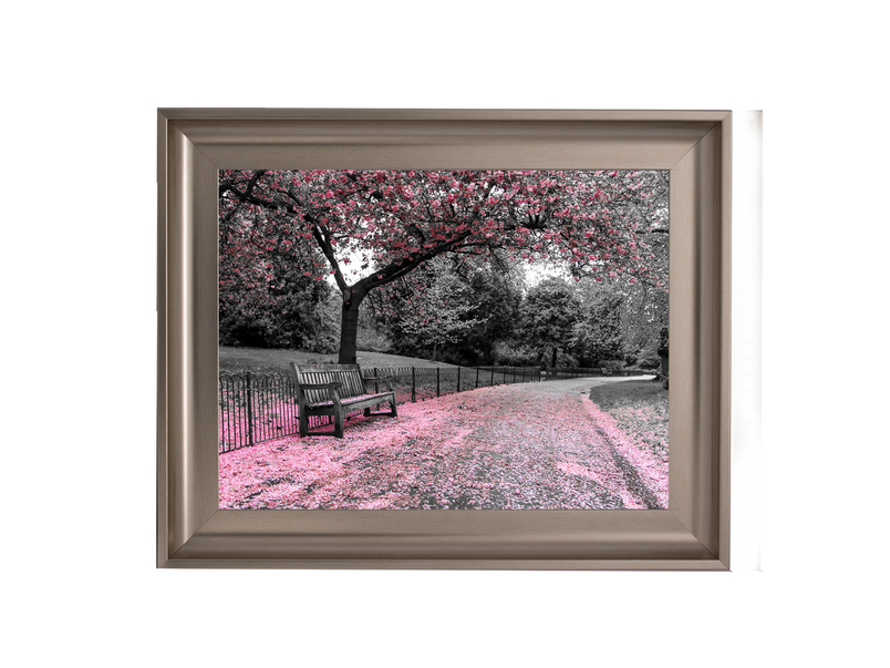 Park bench Pink