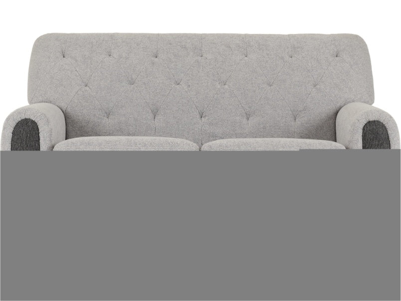 Chester 3+2 Suite Light Grey Fabric