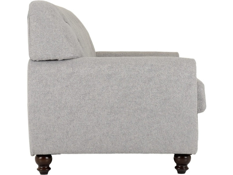 Chester 3+2 Suite Light Grey Fabric