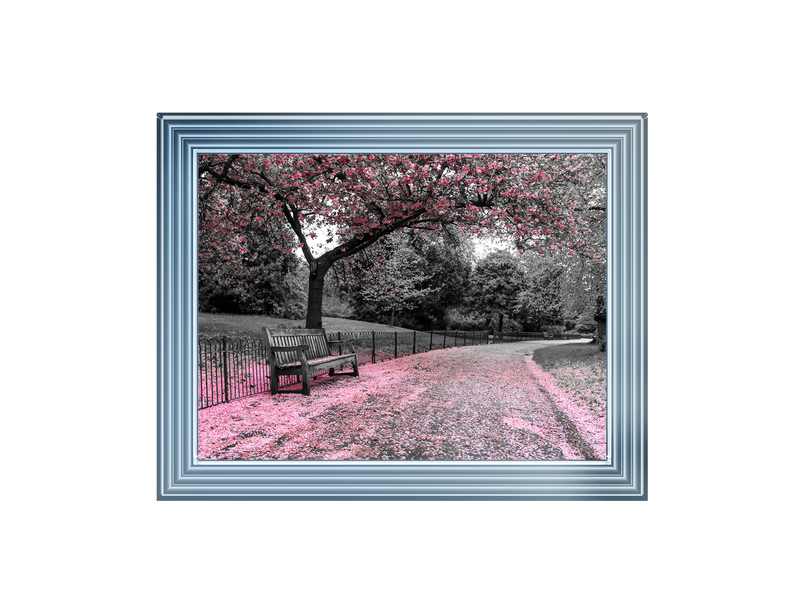 Park bench Pink