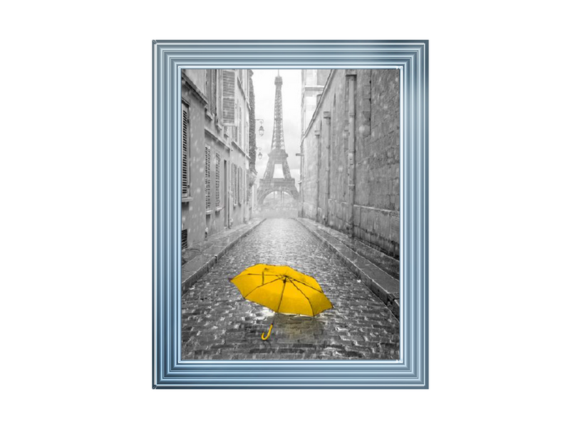 Lone yellow Umbrella Paris