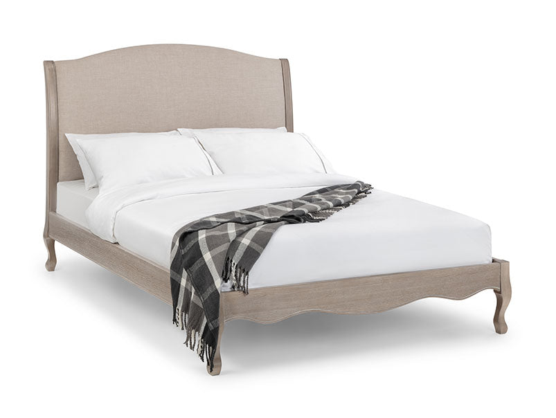 Camden Wood & Fabric Bed