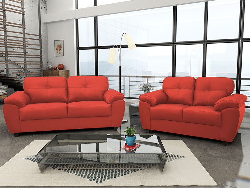 Inova 3+2 Sofa Set Faux Leather