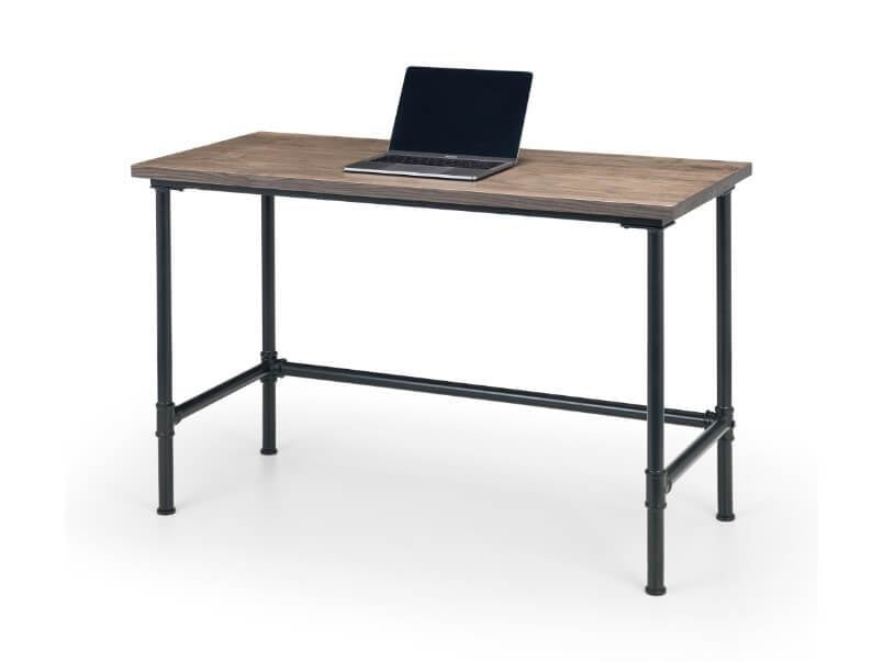 Carnegie Pipe Desk Black